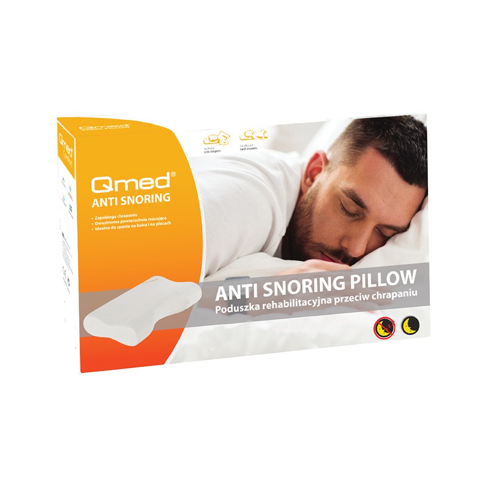 Подушка Qmed ортопедическая Anti Snoring (антихрап)