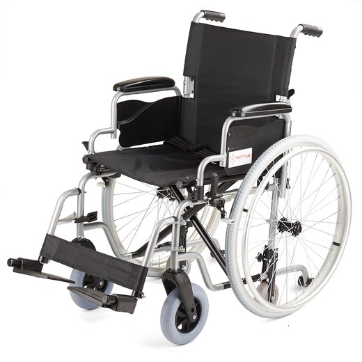 Кресло-коляска для инвалидов Н 001 с дополнительными колесами Армед